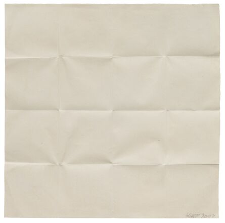 Sol LeWitt, ‘Fold Piece, Sixteen Squares’, 1972