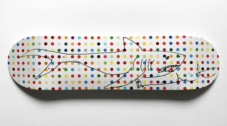 Damien Hirst, ‘Shark Deck ’, 2011, Print, Screen print & Marker Pen, Oliver Clatworthy