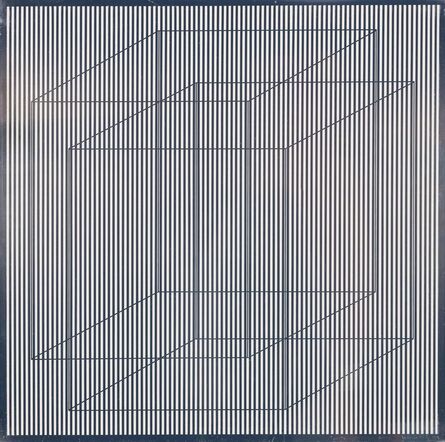 Julian Stanczak, ‘Superimposed in White’, 1972