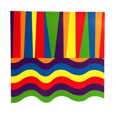 Sol LeWitt, ‘Arcs and Bands in color C’, 1999