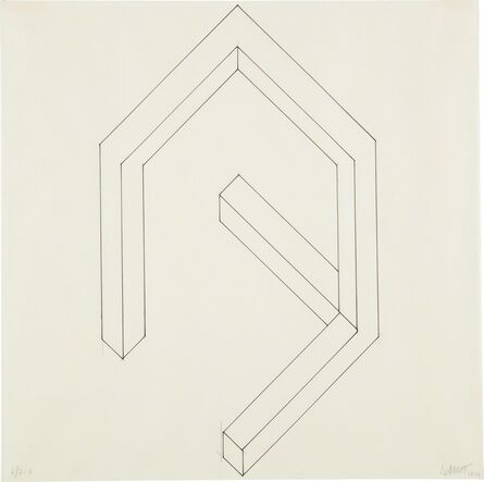 Sol LeWitt, ‘Incomplete Open Cube 6/21’, 1974