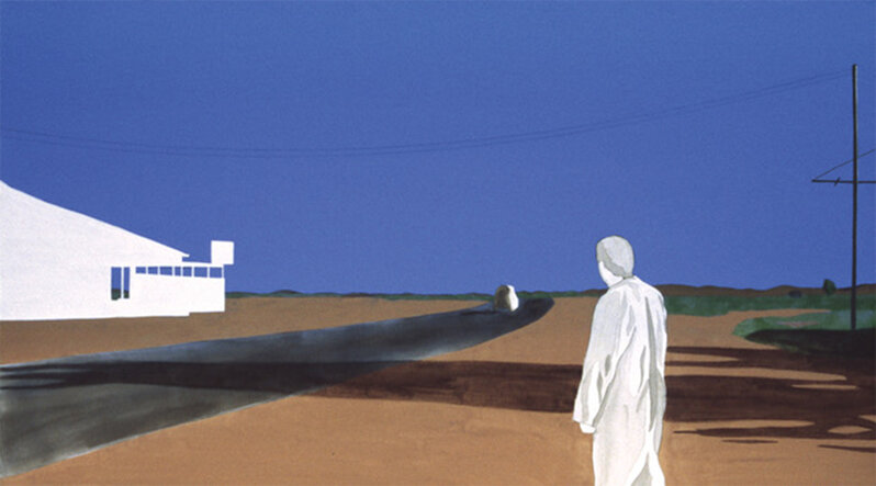 Mari Kuroda, ‘The blue in the desert / Priscilla ’, 2006, Painting, Gouache on Japanese paper, Kouichi Fine Arts