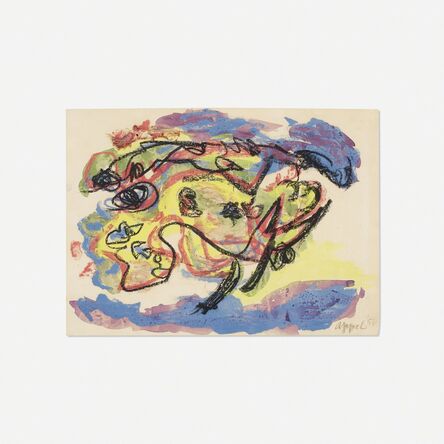 Karel Appel, ‘Yellow Animal’, 1958