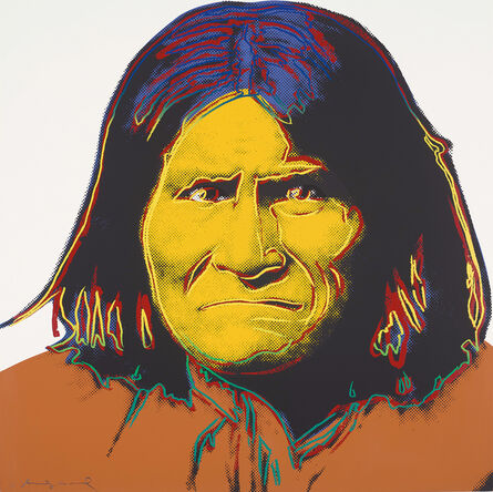 Andy Warhol, ‘Geronimo, from Cowboys and Indians’, 1986