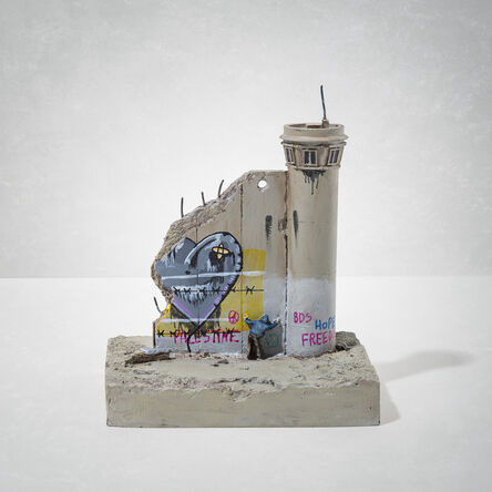 Banksy, ‘Walled Off Hotel - Three-Part Souvenir Wall Section With Watch Tower (Love Hurts)’