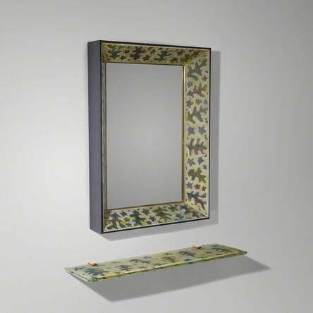 Gio Ponti, ‘Rare mirror with console’, c. 1947