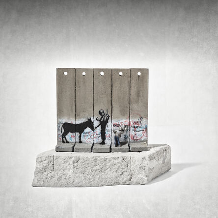 Banksy, ‘Walled Off Hotel - Five Part Souvenir Wall Section (Donkey Documents)’