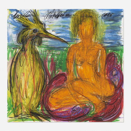 Antonius Höckelmann, ‘Woman with Ibis’, 1985