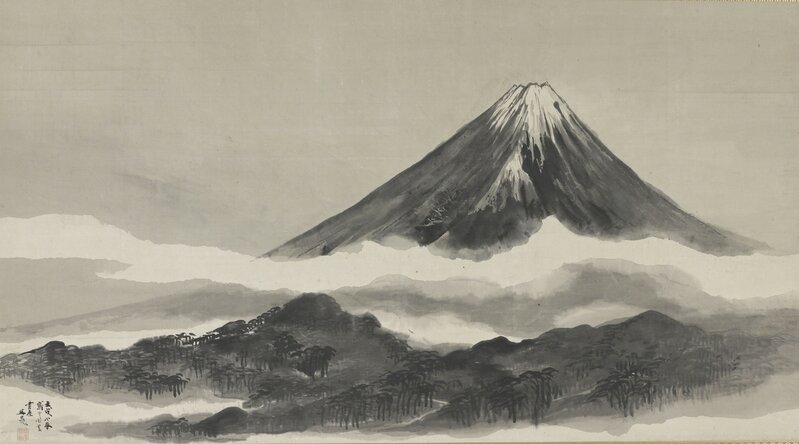 Tani Bunchō, ‘Mt. Fuji. Japan, Edo Period (1615–1868)’, 1802, Painting, Hanging scroll; ink on paper, The Metropolitan Museum of Art