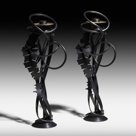 Albert Paley, ‘Double Shear Candleholders, pair’, 2014