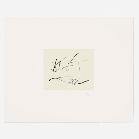 Robert Motherwell, ‘Wind (from the Octavio Paz suite)’, 1987