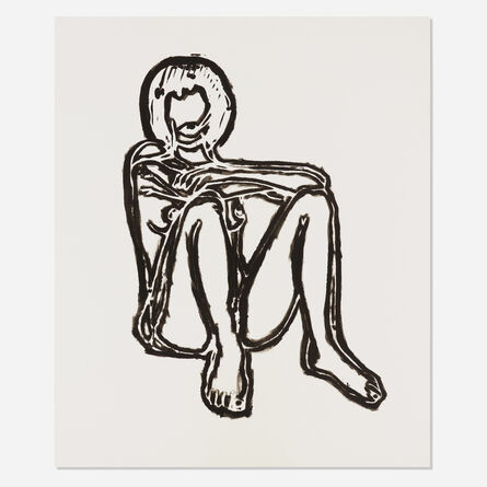 Tom Wesselmann, ‘Monica Sitting with Elbows on Knees (from BAM III)’, 1991