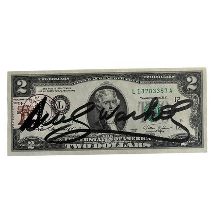 Andy Warhol, ‘Two Dollars Bill’, 1976