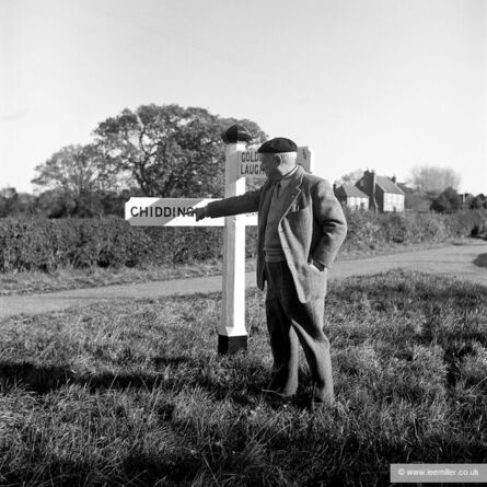 Lee Miller, ‘Picasso by the signpost, Chiddingly, East Sussex, England’, 1950