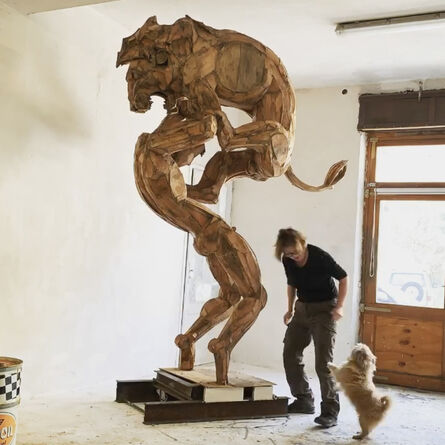 Sophie Dickens, ‘Hercules and the Lion, monumental’, 2020