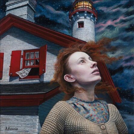 Andrea Kowch, ‘Night Watch - 1st Limited Edition Framed Hand Signed Print’, 2019