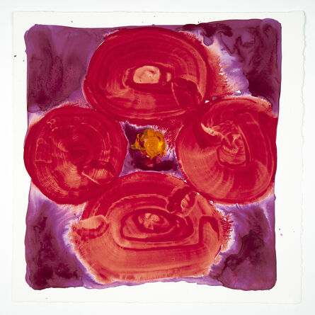 Judy Ledgerwood, ‘Inner Vision: Rose + Red + Red Orange’, 2020