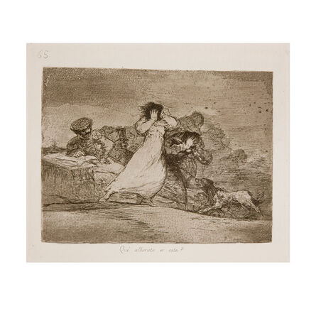 Francisco de Goya, ‘Qué alboroto es este?’, ca. 1863
