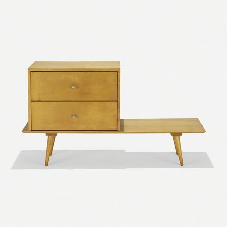 Paul McCobb, ‘Planner Group bench with cabinet’, 1950