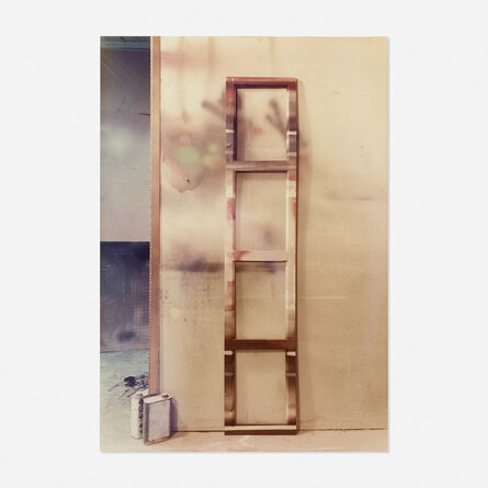 Leland Rice, ‘Spraybooth with Painted Ladder (from the Wall Site series)’, 1979