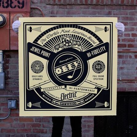 Shepard Fairey, ‘50 Shades of Black – Luxurious Sounds’, 2014