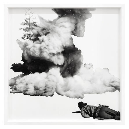 John Baldessari, ‘Smoke, Tree, Shadow, and Person’, 2011