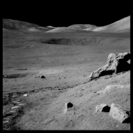 Michael Light, ‘087 The Valley of Taurus-Littrow From Split Rock, With Trash and Footprints;  Photographed by Harrison Schmitt, Apollo 17, December 7-19, 1972’, 1999