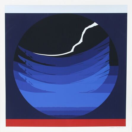 Thomas W. Benton, ‘Gate Series Blue’, 1980