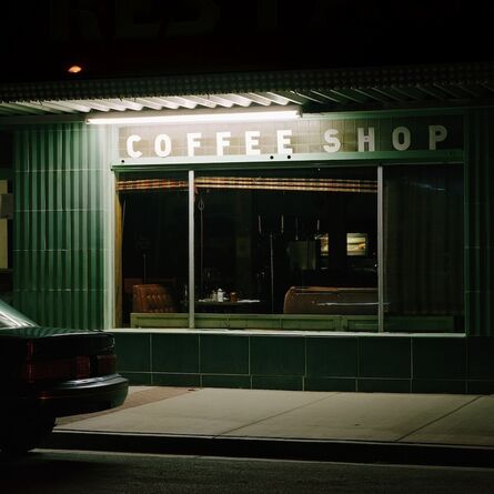 Jeff Brouws, ‘Front Street (Coffee Shop), Battle Mountain, NV’, 1993