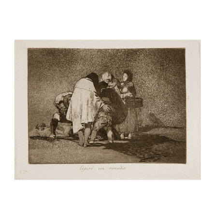 Francisco de Goya, ‘Espiró sin remedio’, ca. 1863