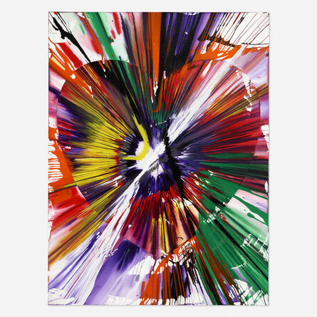 After Damien Hirst, ‘Two-Part Heart Spin Painting’, 2009