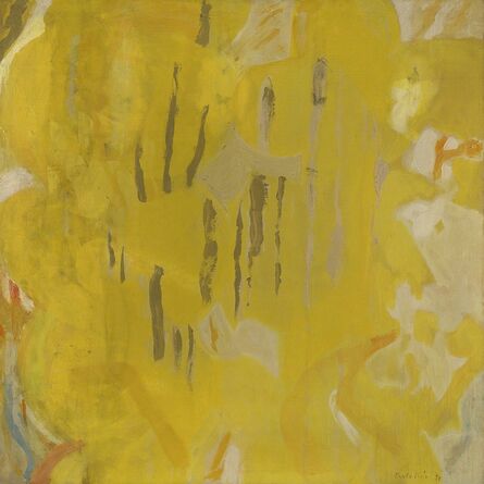 Perle Fine, ‘Yellow Ambit’, 1952