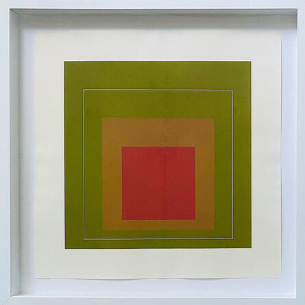 Josef Albers, ‘WLS IV.  White Line Squares (Series I)’, 1966