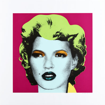 Banksy, ‘Kate Moss: Red, Hair Lime Green’, 2005