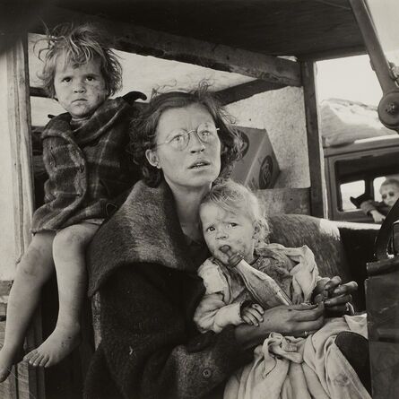Dorothea Lange, ‘Mother and Children on the Road, Tulelake, Siskiyou County, California’, 1939