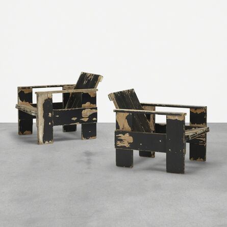 Gerrit Thomas Rietveld, ‘Crate Chairs, Pair’, 1935