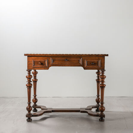 N/A, ‘Late 17th Century North Italian Walnut Writing Table With an Altering Border of Ebony and Ivory’, ca. 17th 