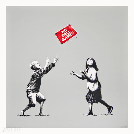 Banksy, ‘No Ball Games (Grey)’, 2009