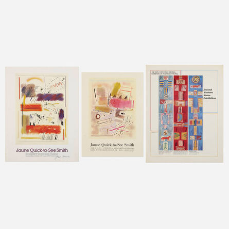 Jaune Quick-to-See Smith, ‘Posters (three works)’, 1979-83