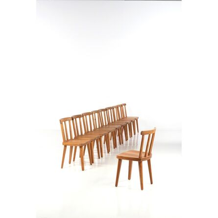 Axel Einar Hjorth, ‘Utö, Set of ten chairs’, circa 1930