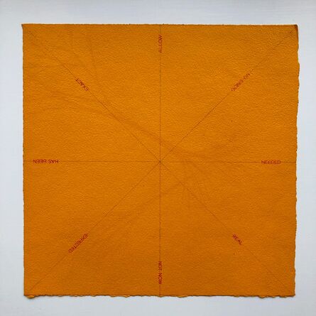 Robert Barry, ‘Untitled (Orange Tree Drawing)’, 1984