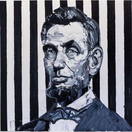Hunt Slonem, ‘Lincoln’, 2020