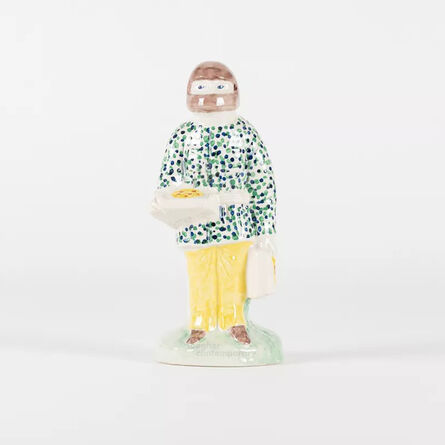 Grayson Perry, ‘Key Worker, Staffordshire Figure (Design 1) 2021’, 2021