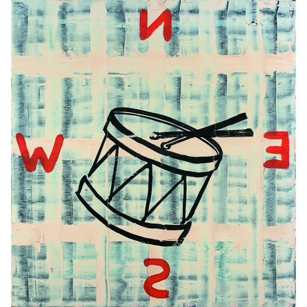 Walter Swennen, ‘Le tambour’, 1991