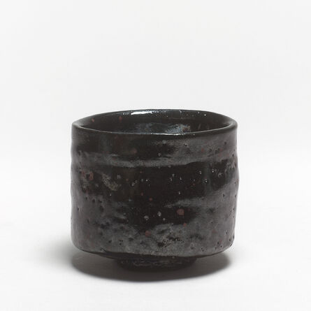 Shiro Tsujimura, ‘Black raku teal bowl (kuro raku chawan)’, 1993