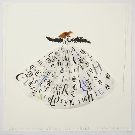 Lesley Dill, ‘Hummingbird Dress’, 2013