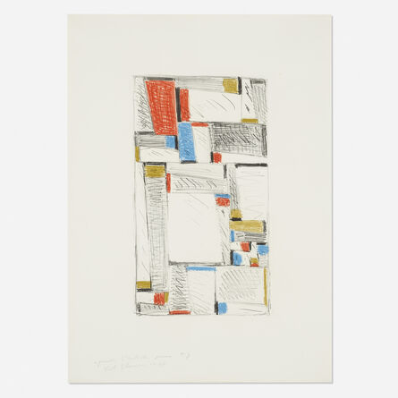 Fritz Glarner, ‘Color Drawing for Relational Painting’, 1963