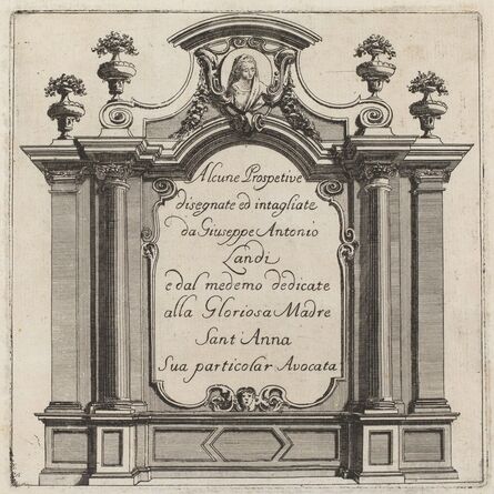 Giuseppe Antonio Landi, ‘Alcune Prospettive’, before 1753