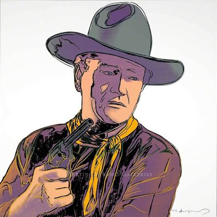 Andy Warhol, ‘John Wayne, 1986 (#377, Cowboys & Indians)’, 1986