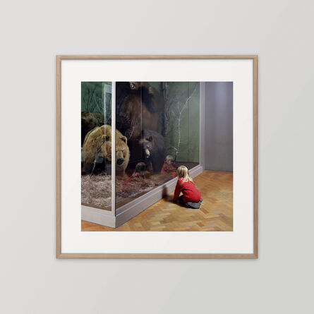 Wendy McMurdo, ‘Girl with Bears, Royal Museum of Scotland Edinburgh’, 1999